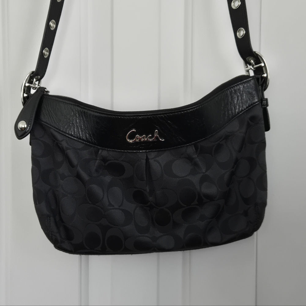 Coach Black Signature Crossbody Bag - Picture 3 of 16